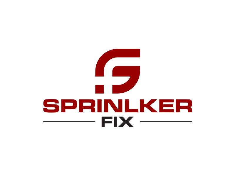 Sprinlker Fix LLC logo design by RatuCempaka
