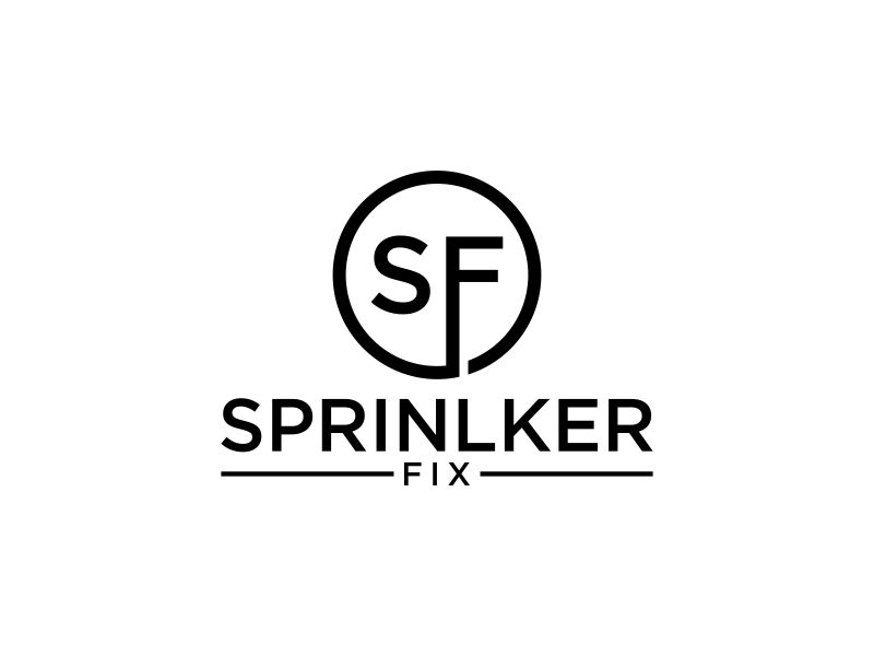 Sprinlker Fix LLC logo design by Gedibal