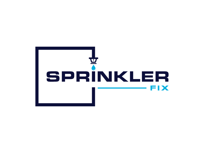 Sprinlker Fix LLC logo design by BrainStorming