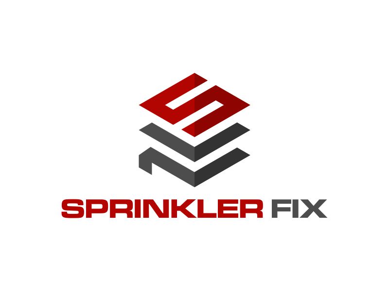 Sprinlker Fix LLC logo design by hopee