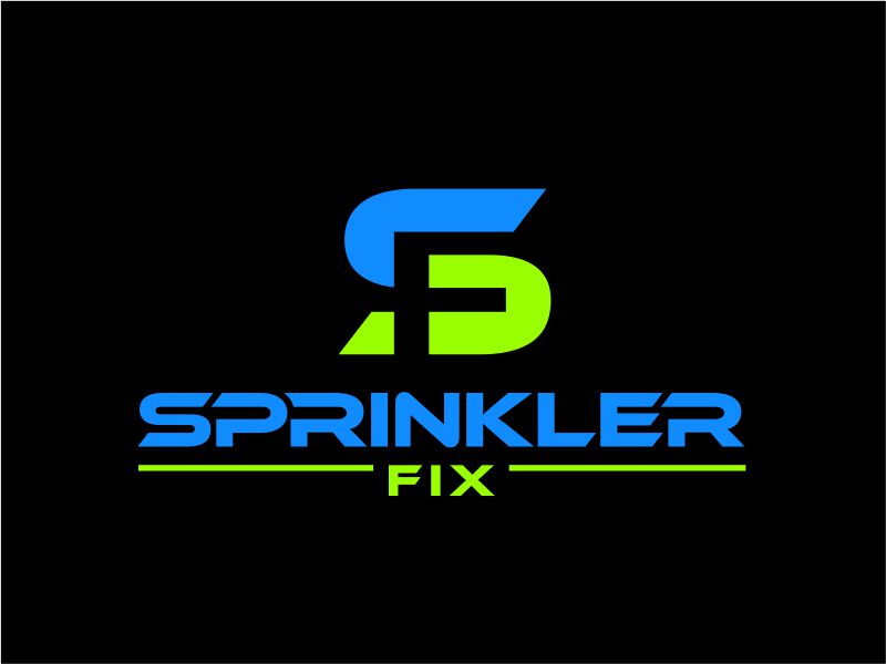 Sprinlker Fix LLC logo design by kimora