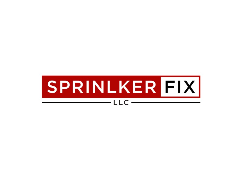 Sprinlker Fix LLC logo design by johana