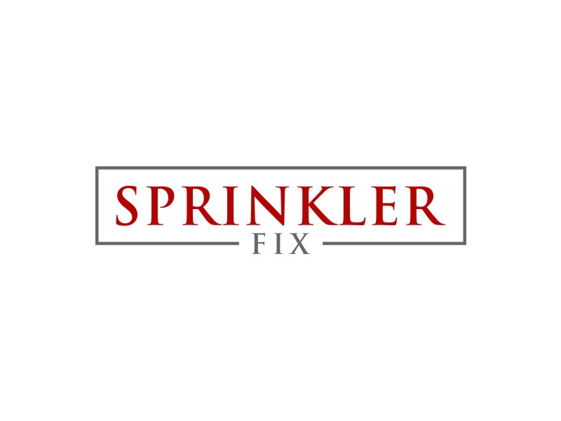 Sprinlker Fix LLC logo design by johana