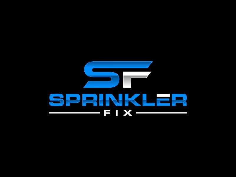 Sprinlker Fix LLC logo design by glasslogo