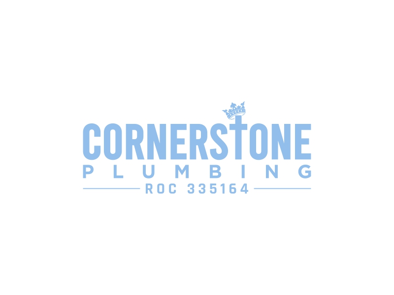 Cornerstone Plumbing logo design by Realistis