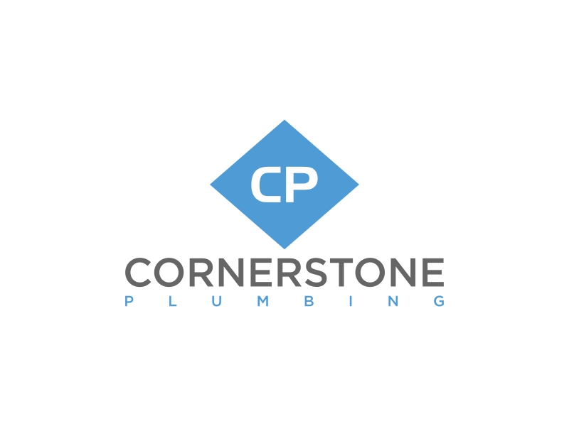 Cornerstone Plumbing logo design by luckyprasetyo