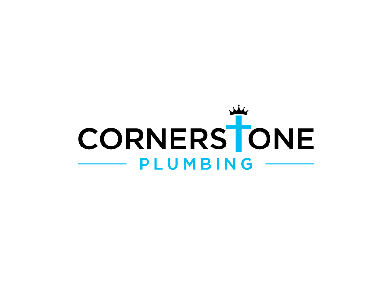 Cornerstone Plumbing logo design by labo