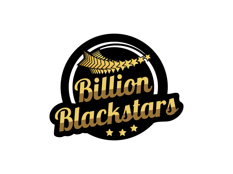 Billion Blackstars logo design by chamara