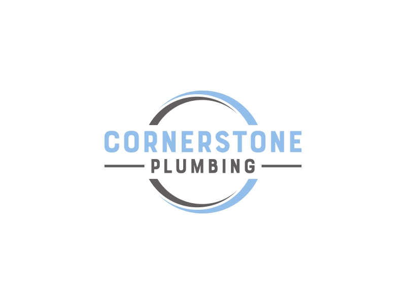 Cornerstone Plumbing logo design by Amne Sea