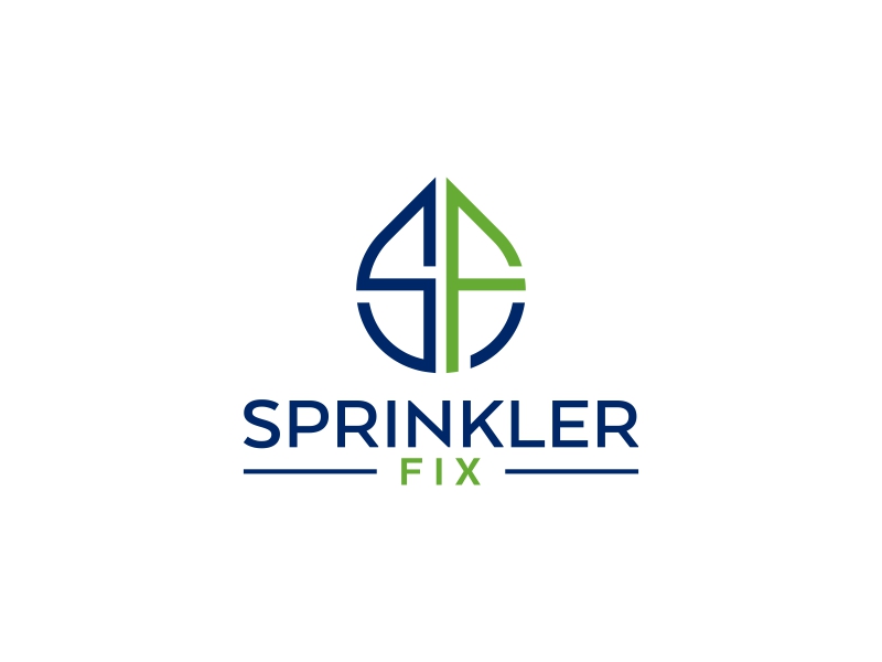 Sprinlker Fix LLC logo design by Shabbir