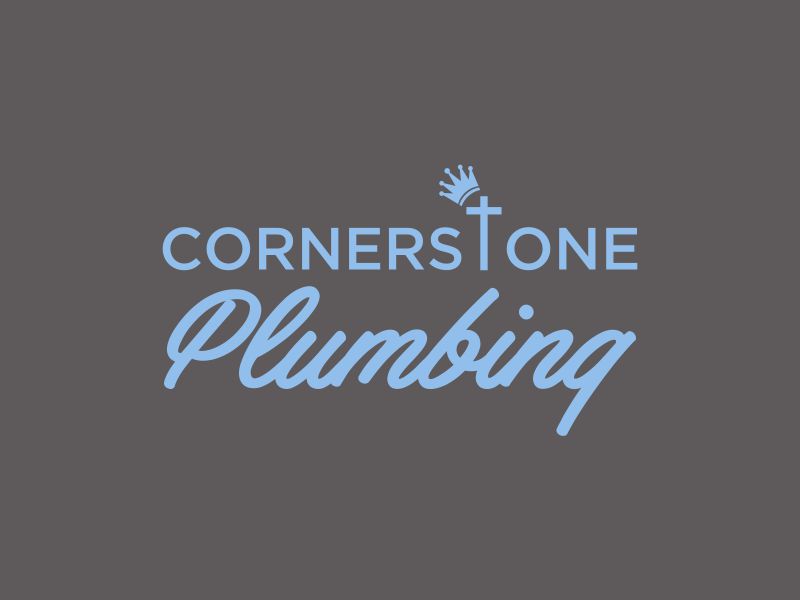 Cornerstone Plumbing logo design by dibyo