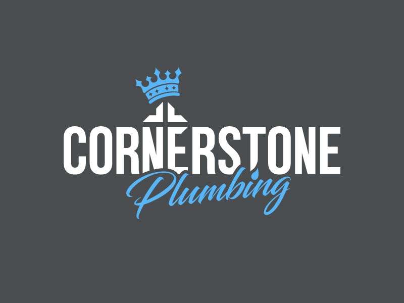 Cornerstone Plumbing logo design by Andri