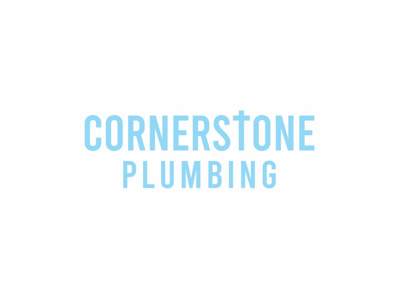 Cornerstone Plumbing logo design by ora_creative