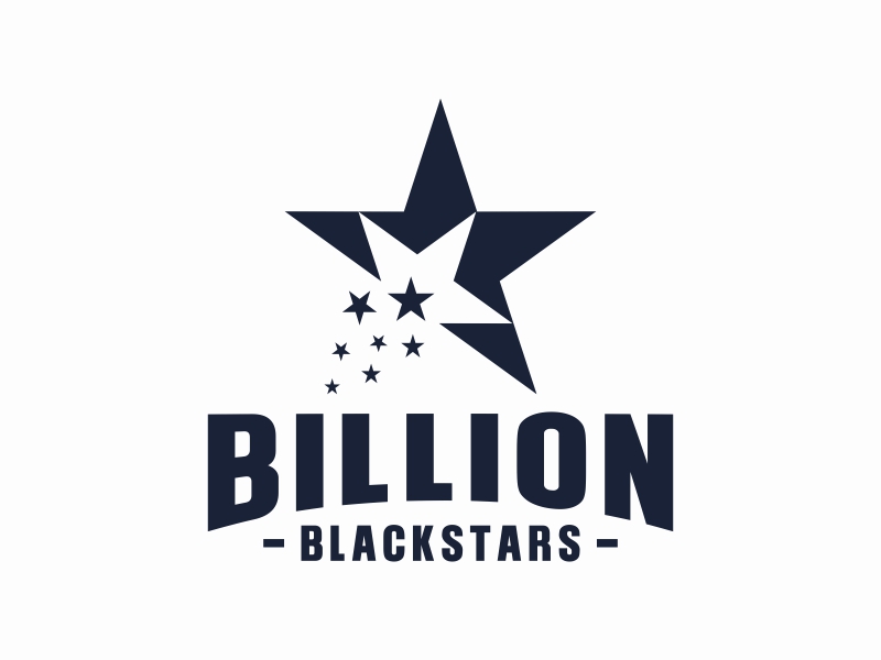 Billion Blackstars logo design by .:payz™