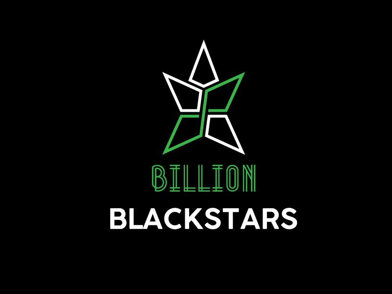 Billion Blackstars logo design by mppal