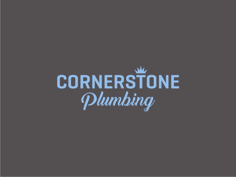 Cornerstone Plumbing logo design by Neng Khusna