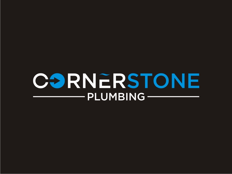 Cornerstone Plumbing logo design by lintinganarto