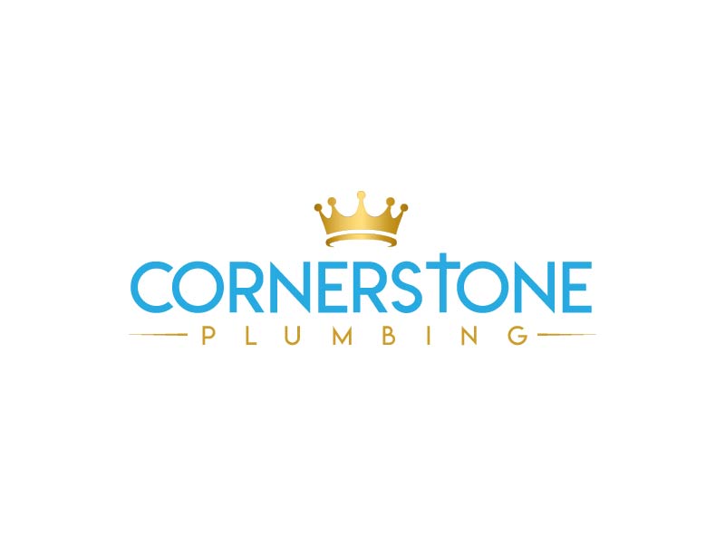 Cornerstone Plumbing logo design by usef44