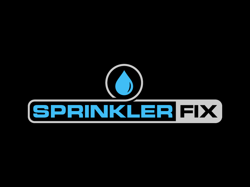 Sprinlker Fix LLC logo design by denfransko