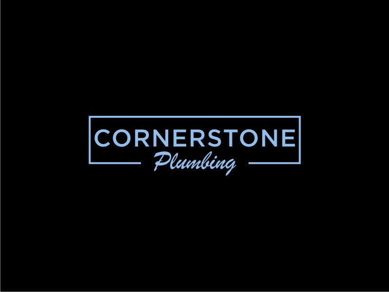 Cornerstone Plumbing logo design by tejo