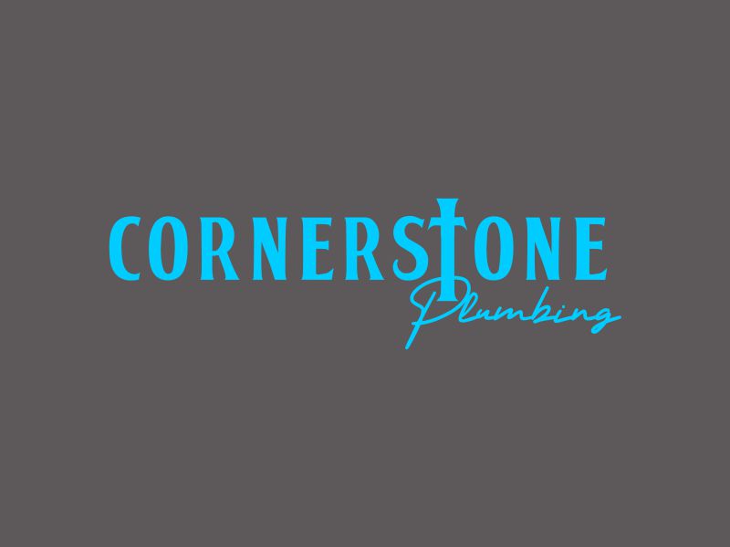 Cornerstone Plumbing logo design by perf8symmetry
