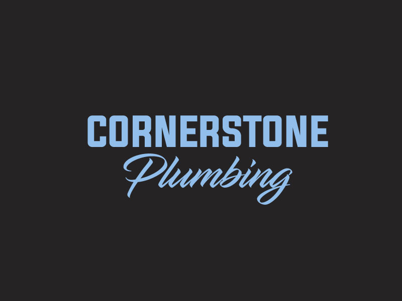 Cornerstone Plumbing logo design by aryamaity