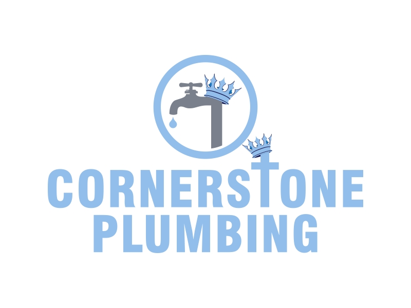 Cornerstone Plumbing logo design by Kruger