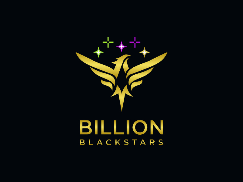 Billion Blackstars logo design by azizah