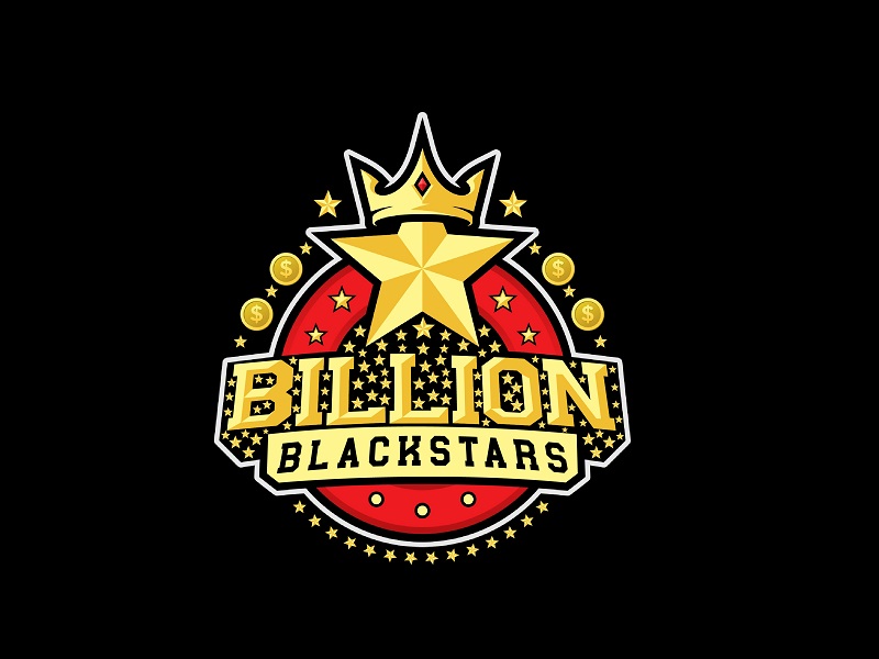 Billion Blackstars logo design by Akash Shaw