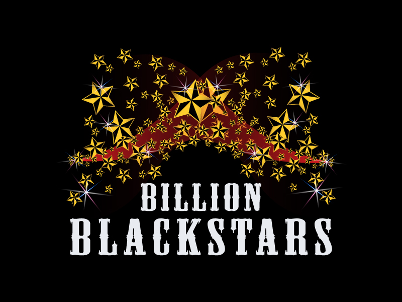 Billion Blackstars logo design by pilKB