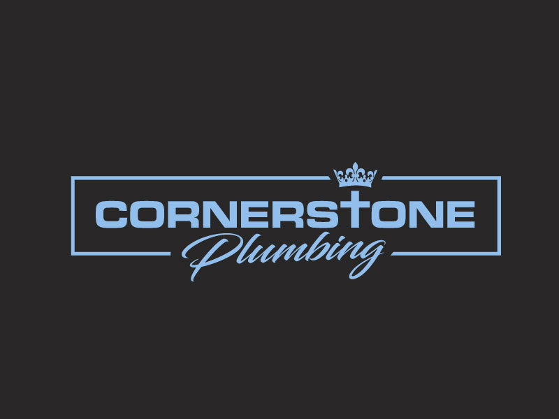 Cornerstone Plumbing logo design by REDCROW