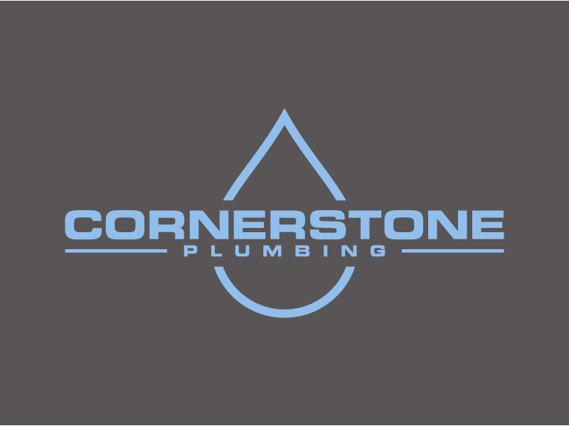 Cornerstone Plumbing logo design by denfransko