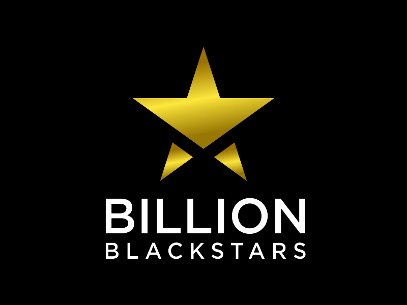 Billion Blackstars logo design by santrie