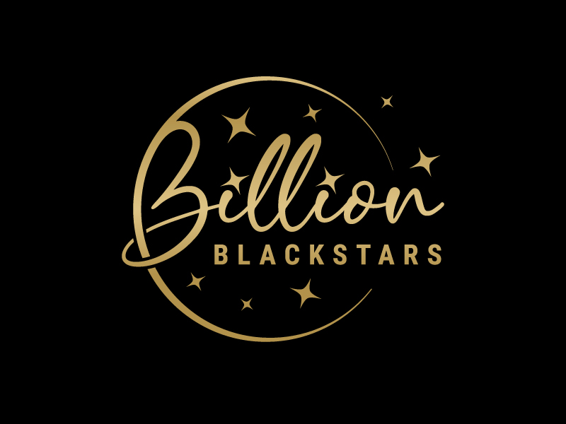 Billion Blackstars logo design by Kavinder