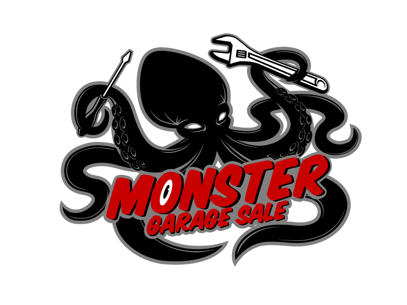 Monster Garage Sale logo design by tony