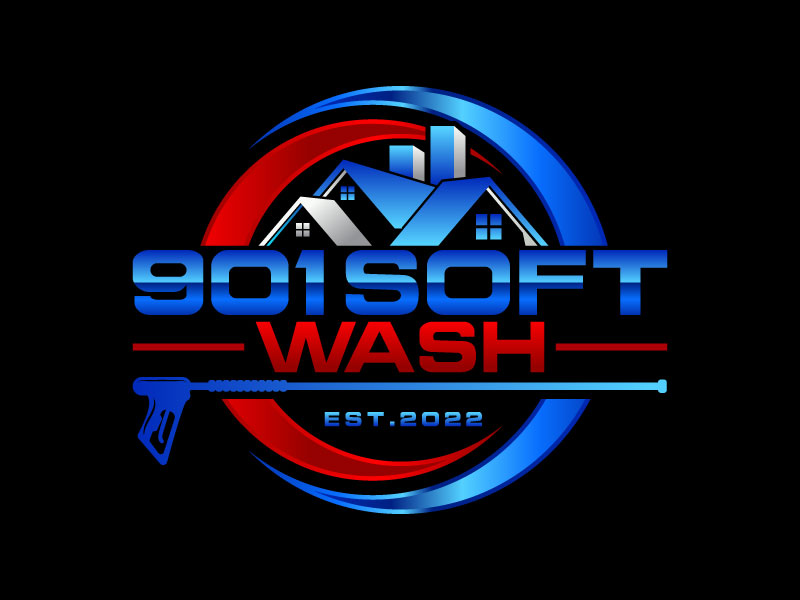 901 Soft Wash logo design by aryamaity