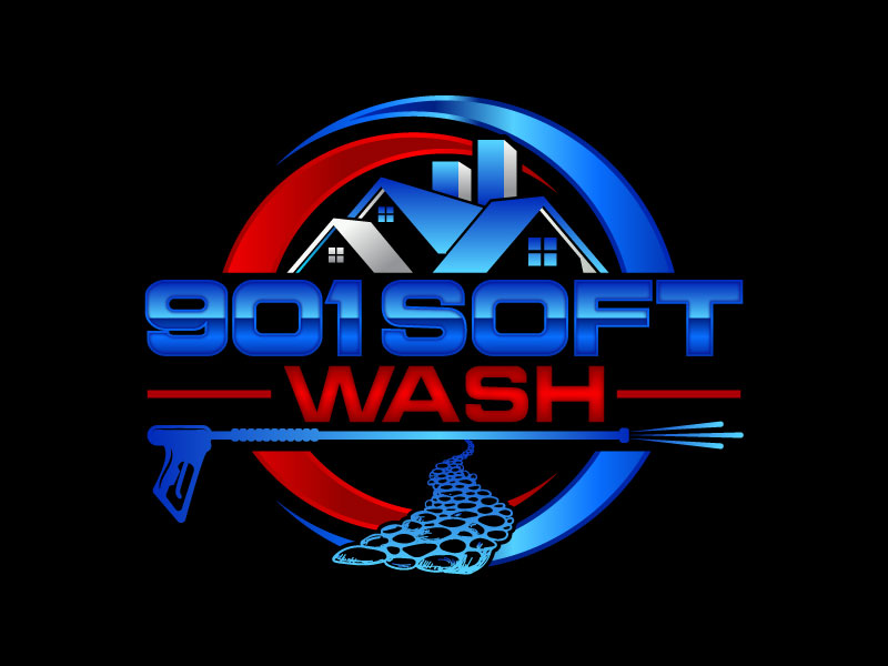 901 Soft Wash logo design by aryamaity