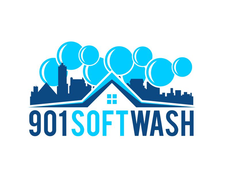901 Soft Wash logo design by serprimero