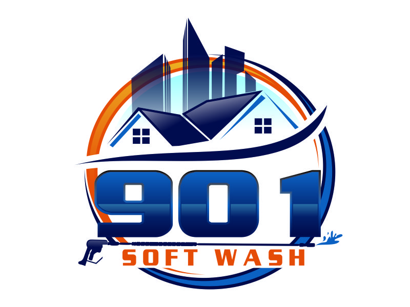 901 Soft Wash logo design by Greenlight