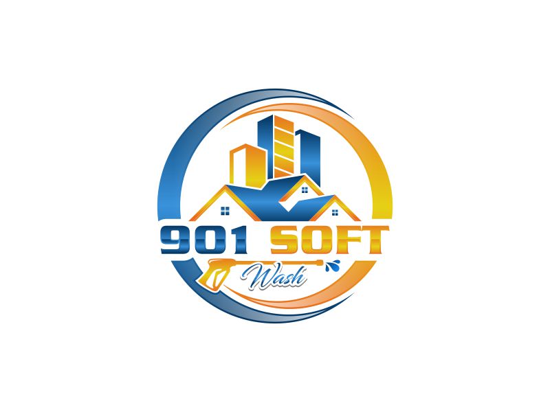 901 Soft Wash logo design by Gedibal