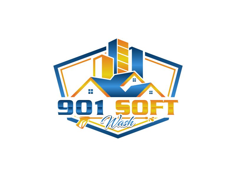 901 Soft Wash logo design by Gedibal