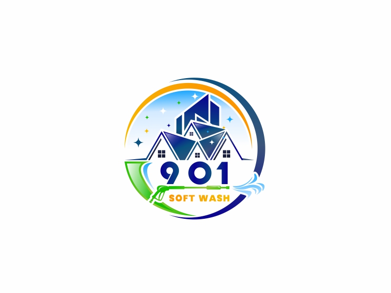 901 Soft Wash logo design by Andri Herdiansyah