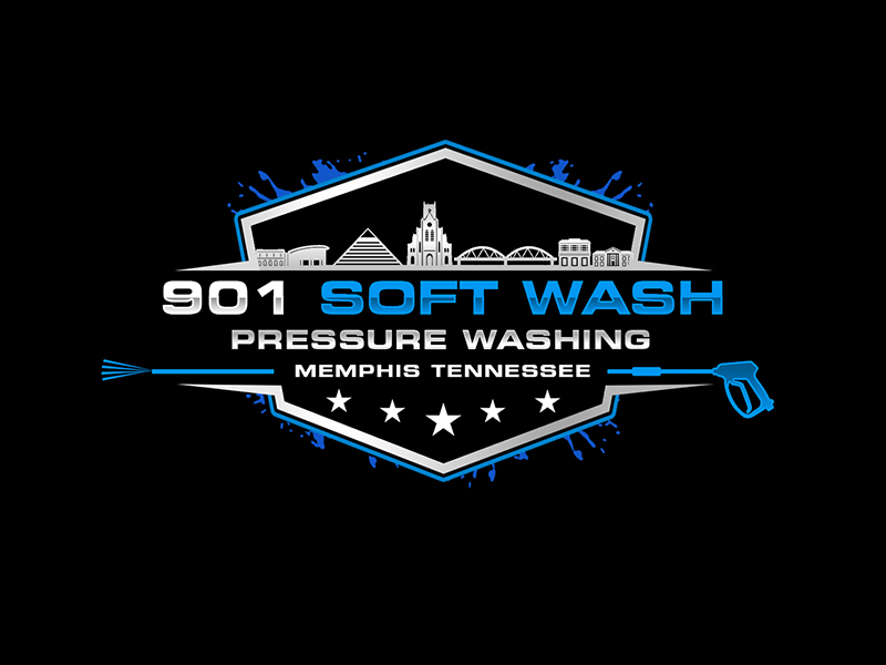 901 Soft Wash logo design by PrimalGraphics
