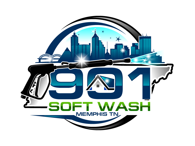 901 Soft Wash logo design by uttam