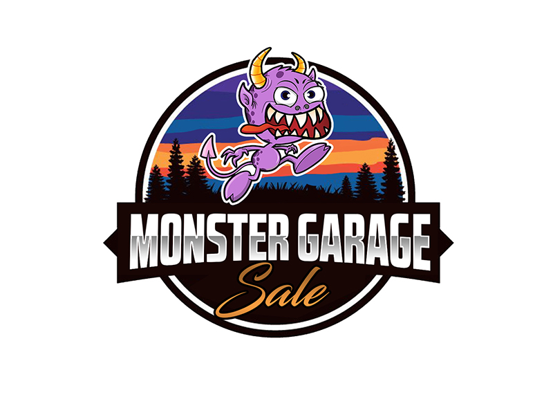 Monster Garage Sale logo design by PrimalGraphics