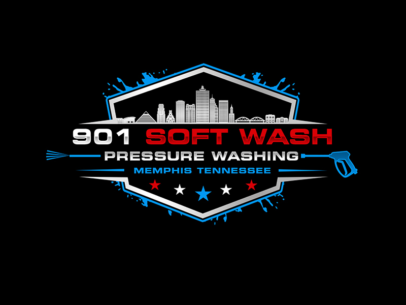 901 Soft Wash logo design by PrimalGraphics