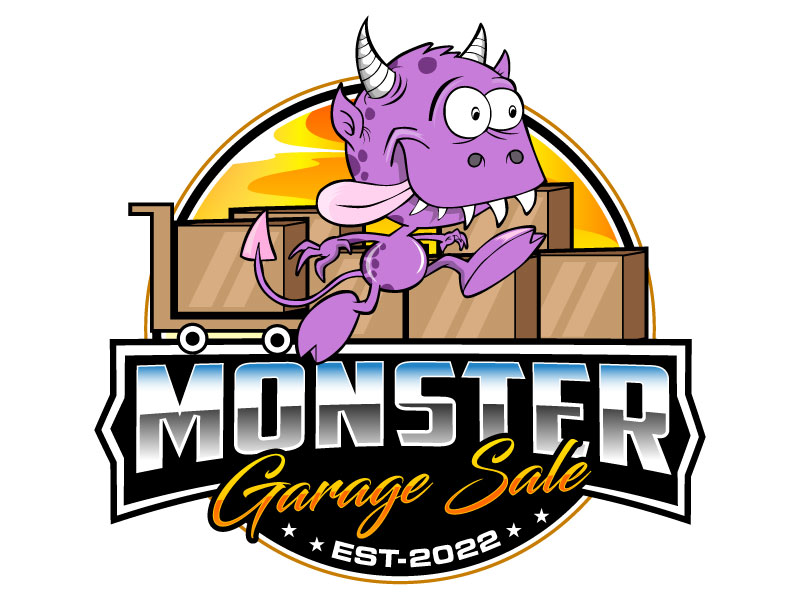 Monster Garage Sale logo design by Suvendu