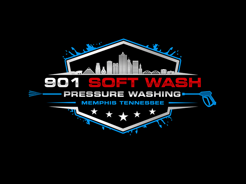 901 Soft Wash Logo Design