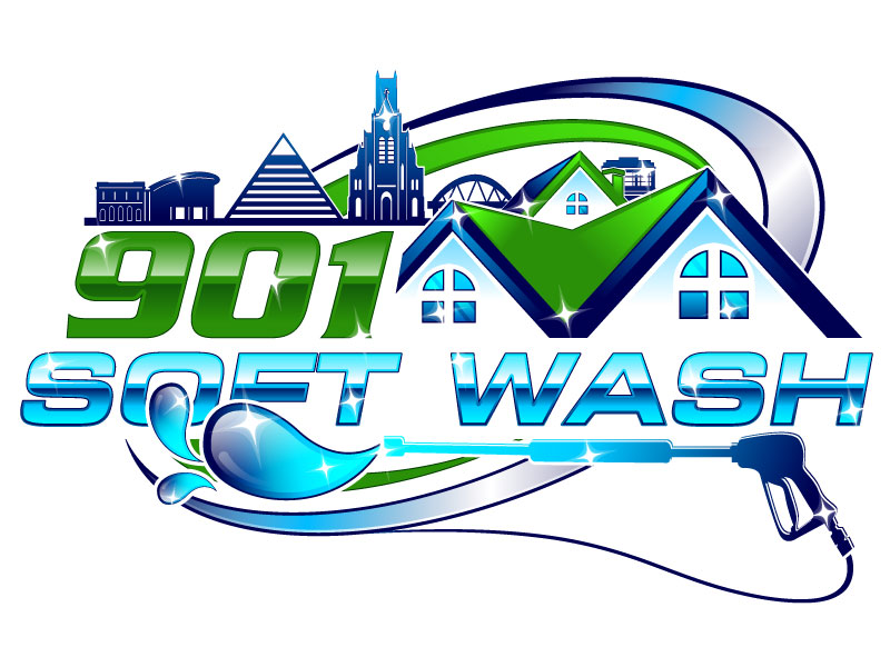 901 Soft Wash logo design by Gilate
