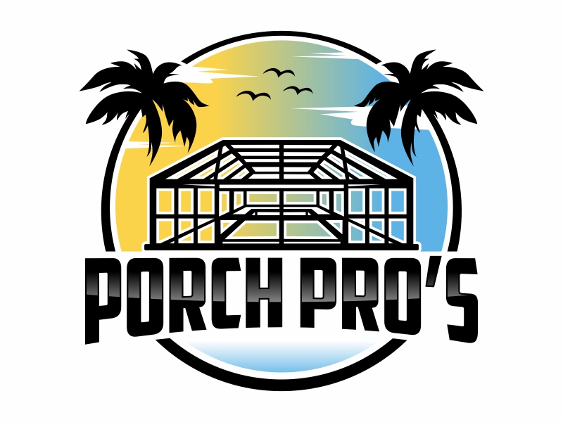 Porch Pro’s logo design by qqdesigns